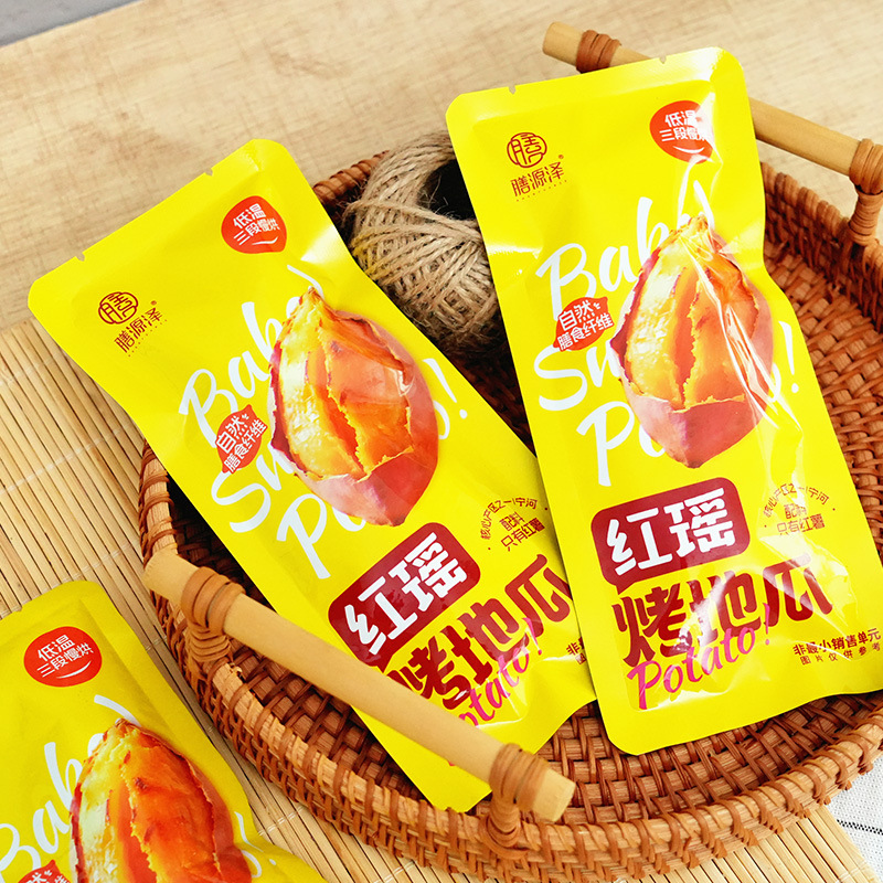 Shanyuanze Original Fresh Apple Dried Snacks Steamed Sweet Potato Strips Seedless Prunes Leisure Snacks Dried Fruit Roasted Sweet Potatoes