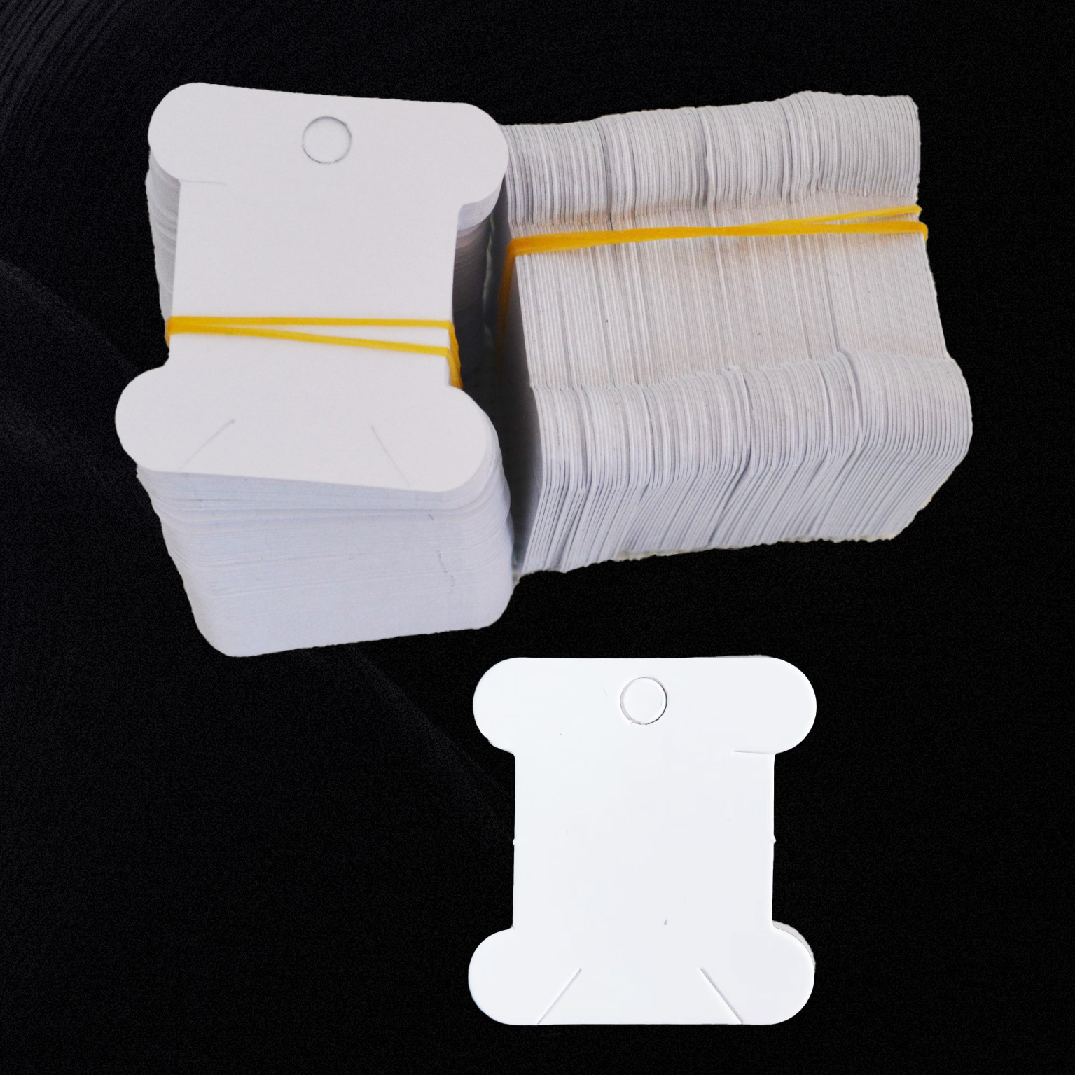 Bone type paper winding Board cross stitch White Cardboard DIY paper winding board thickened white cardboard winding board