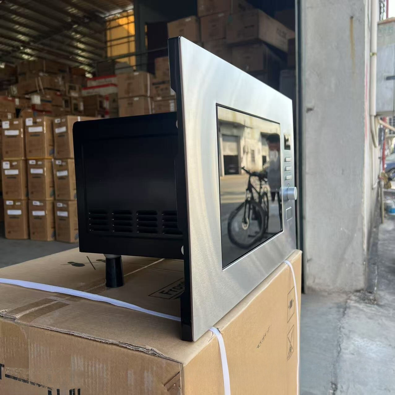 Cross-Border English Version of Embedded Microwave Oven Household Stainless Steel Panel Microwave Oven 20L Microwave Oven