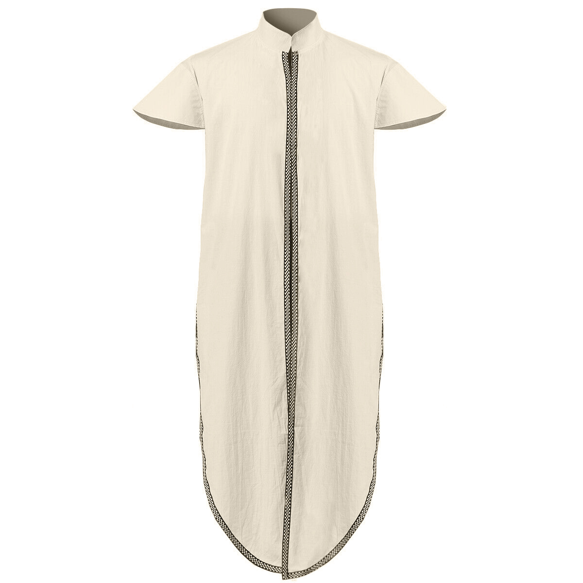 Medieval Men's Vest Robe Renaissance Warrior Pirate Costume Embroidered Halloween Sleeveless Jacket Knight