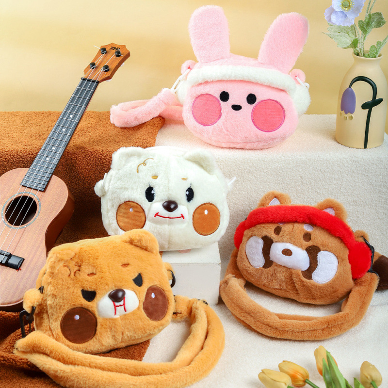 Пухлый плечевой рюкзак Fuyou, серия толстых фруктов и его друзей, декоративный чехол для хранения