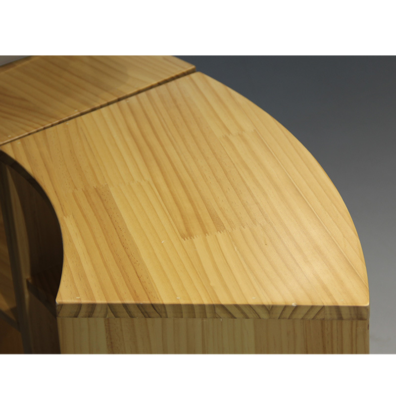 Kindergarten Curved Area Cabinet Area Corner Corner Cabinet 45 Degree 90 Degree Solid Wood Corner Cabinet