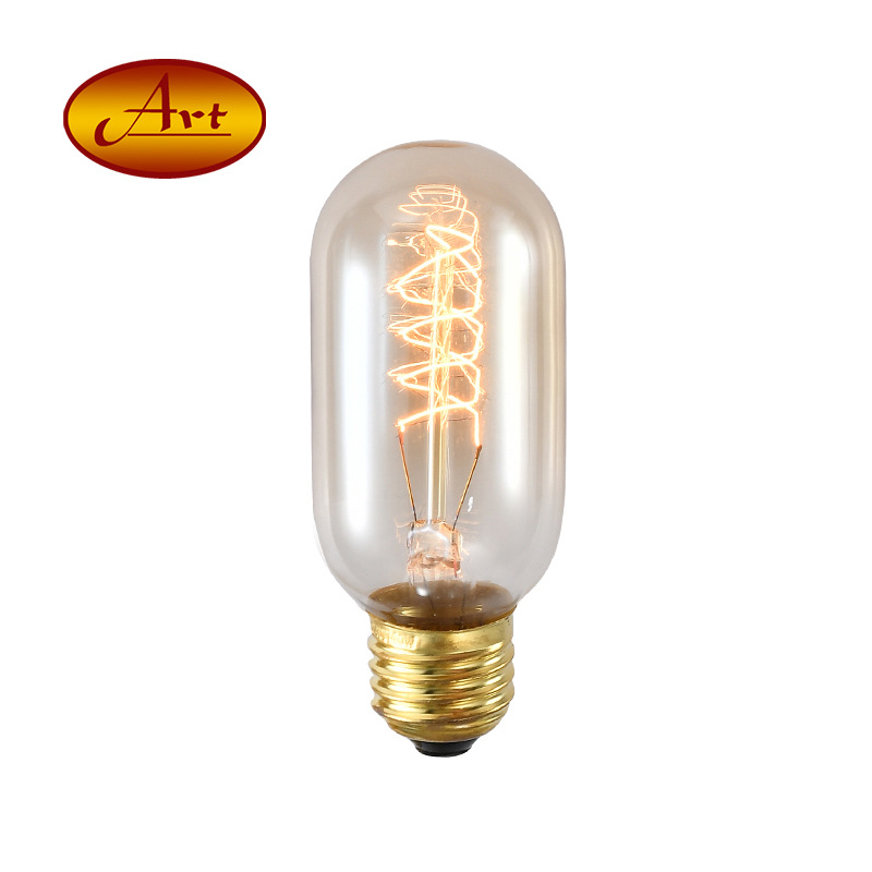 лампочка [T45 Обмотка провода] Эдисон ретро диммируемая лампочка американский индустриальный стиль