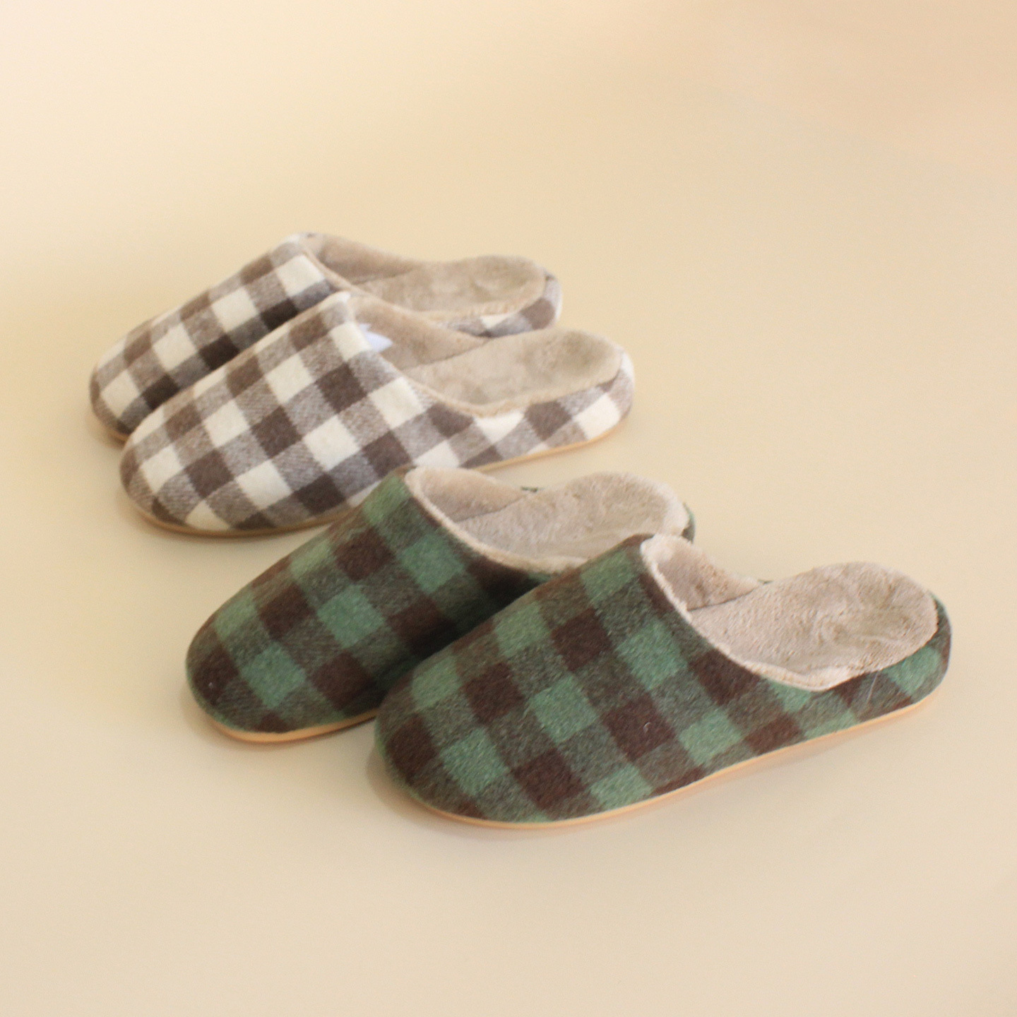 Silent Slippers for Women, Soft-Soled Couples, Home Indoor Hospitality Cotton Slippers, Men's Oxford Soles, Non-Slip Wholesale, Warm Velvet