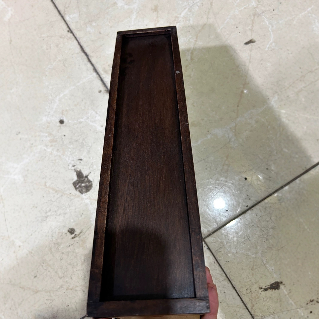 Antique old Yuanmingyuan dragon wood boxed small long roll all kinds of celebrities all kinds of famous paintings antique crafts wholesale