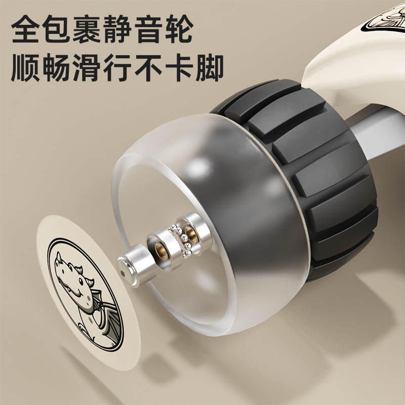 Scooter Children 1-3-6-12-year-old Boys and Girls Baby Scooter Mountable Pedal Three-in-One Scooter