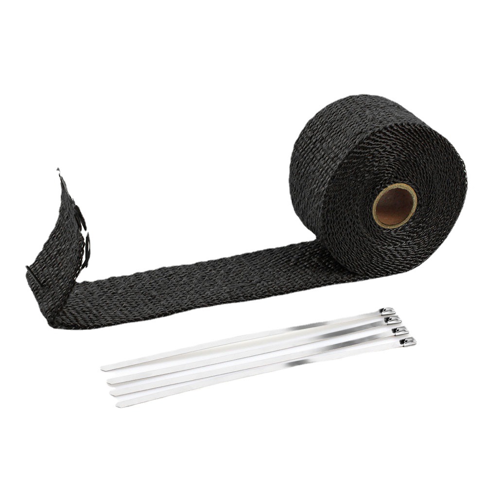 5 m exhaust pipe heat insulation banana belt 10 M motorcycle heat insulation cotton fireproof silencer heat insulation banana cloth