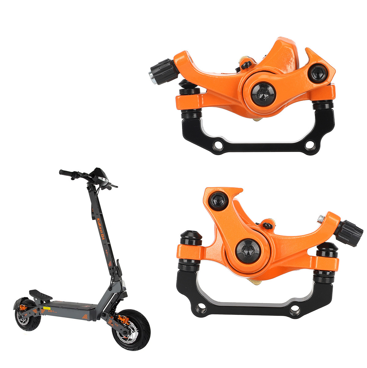 Задний тормозной механизм для электрического скутера Kukirin G4, оригинальные запчасти