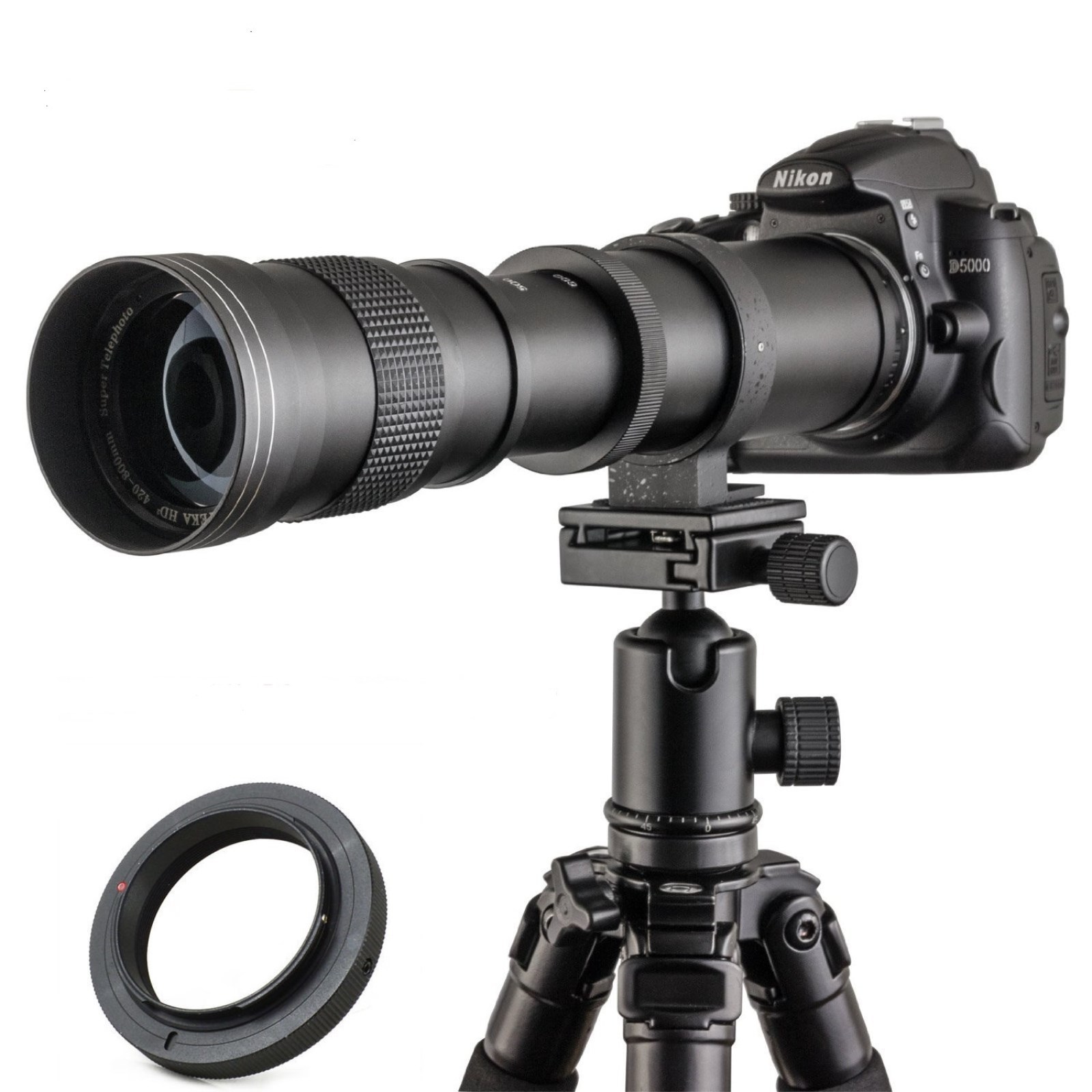 Export Quality 420-800mm Ultra-Long Focus Lens Zoom Slr Mirrorless Lens Suitable for Canon Nikon Sony