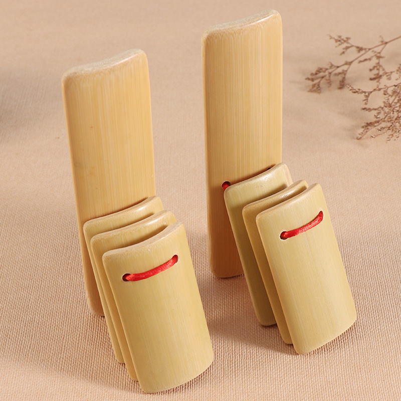 Children's Allegro for Beginners, Kindergarten Primary School Students, Deyunhe Professional Eloquence Teaching Bamboo Board, Adult Castanets