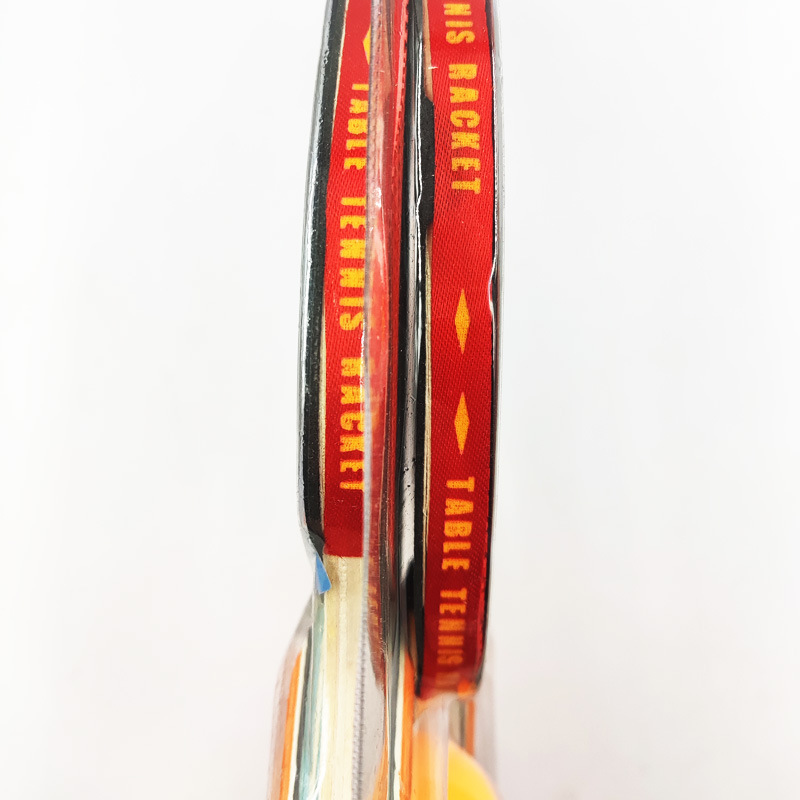 Factory wholesale table tennis racket set double racket to send 3 balls beginners students entertainment racket ten yuan store table tennis racket