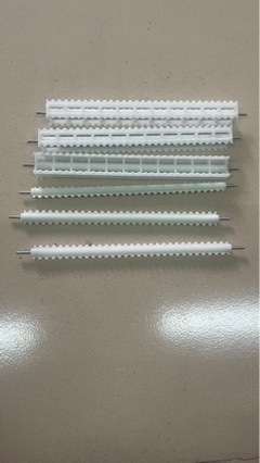 3497-3502 Cleaning Rack Double-Layer 25-Tooth U-Shaped Plastic Rack