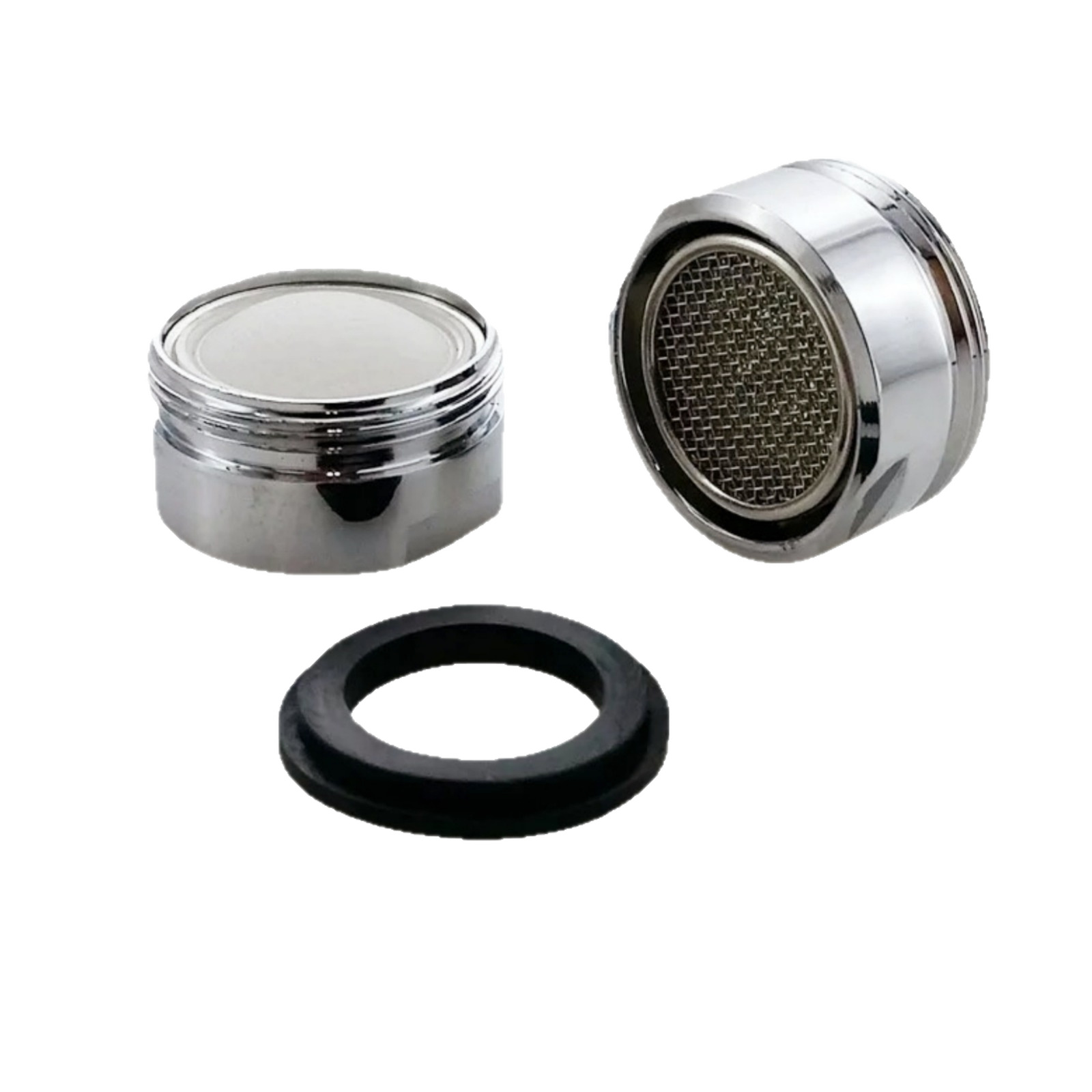 Outer 24 brass high-grade electroplating White Blue bubbler stainless steel mesh kitchen basin water splash-proof filter mesh