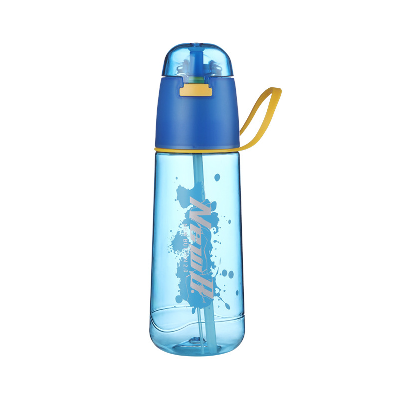 Simple Sports Meeting Spray Water Cup for Students, Large-Capacity Summer High-Value Cup, Outdoor Sports Water Cup