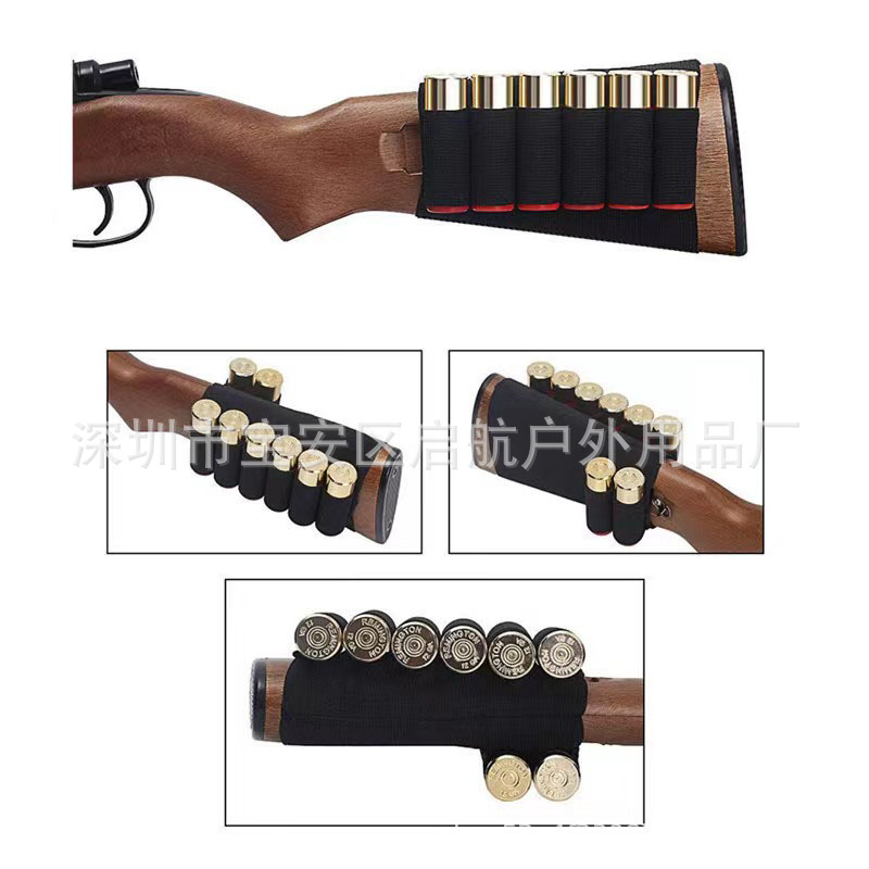 6+2 holes left and right through sleeve 8 holes shotgun holder sleeve