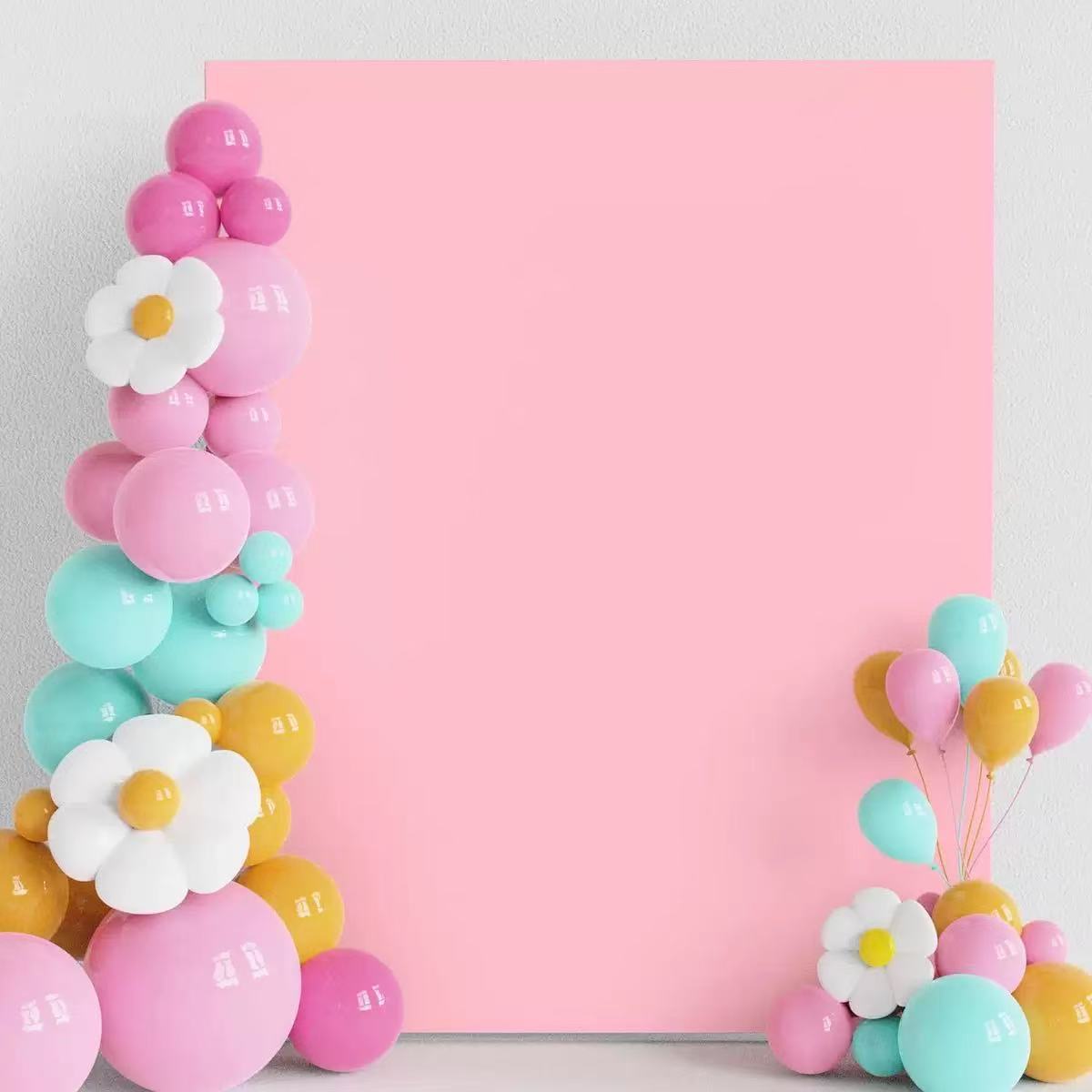 Arch-Shaped Background Elastic Fabric Cover for Birthday Parties, Weddings, White Square Arch, Special Elastic Fabric for Weddings