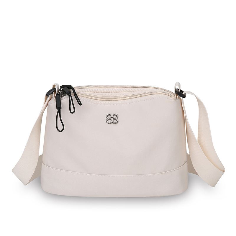 Light Luxury Fashion Simple Summer Women's All-match Crossbody Single Shoulder Solid Color Commuter Shoulder Bag 2024 All-match New Multi-pocket