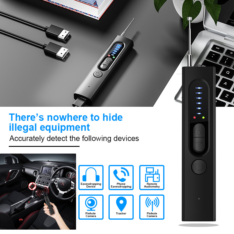 X13 camera detector anti-candid camera anti-tracking anti-eavesdropping GPS signal detector infrared detection alarm