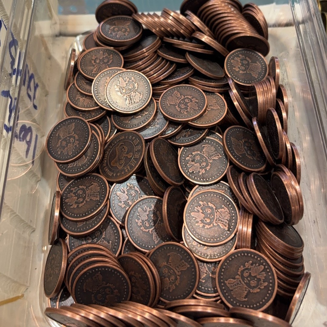 Game Arcade Claw Machine Tokens Steel Coins Iron Coins Zinc Coins Anti-Counterfeit Coins Game Hall Coin-Operated Machine Game Tokens