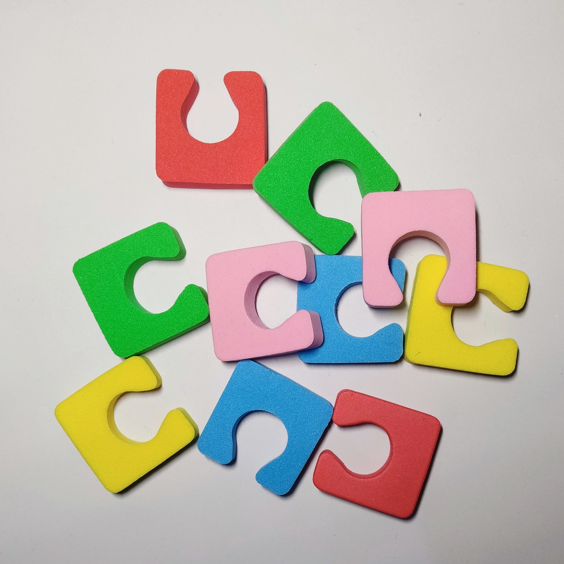 Cross-border Disposable Toe Separator, Finger Toe Separator, Multi-color Toe Separator