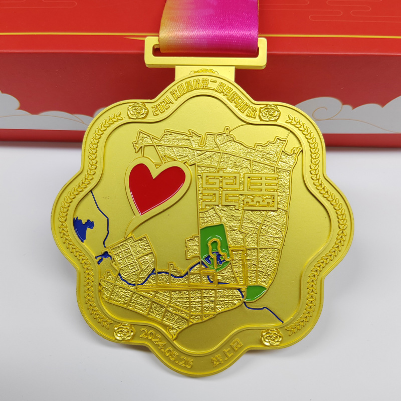 Factory Direct Sales of Metal Medals for Marathon Events, Listed Companies, Corporate Activities, Sports Games, Running Competitions