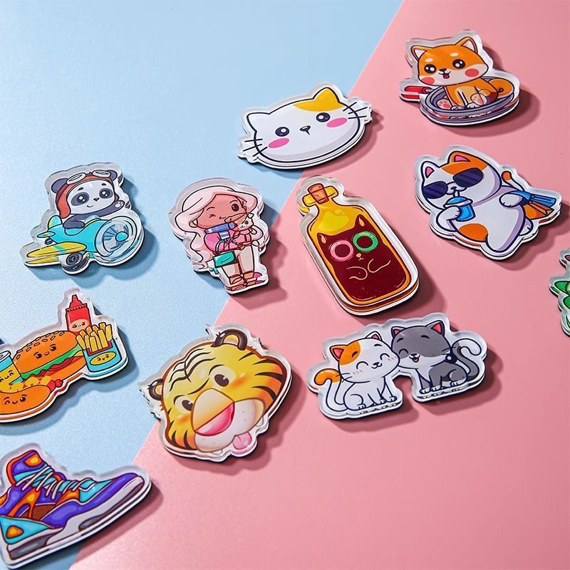 2026 Year of the Horse Couplets Acrylic Fridge Magnets Custom Cartoon Merchandise Magnetic Stickers Corporate Scenic Spots City Cultural and Creative Products