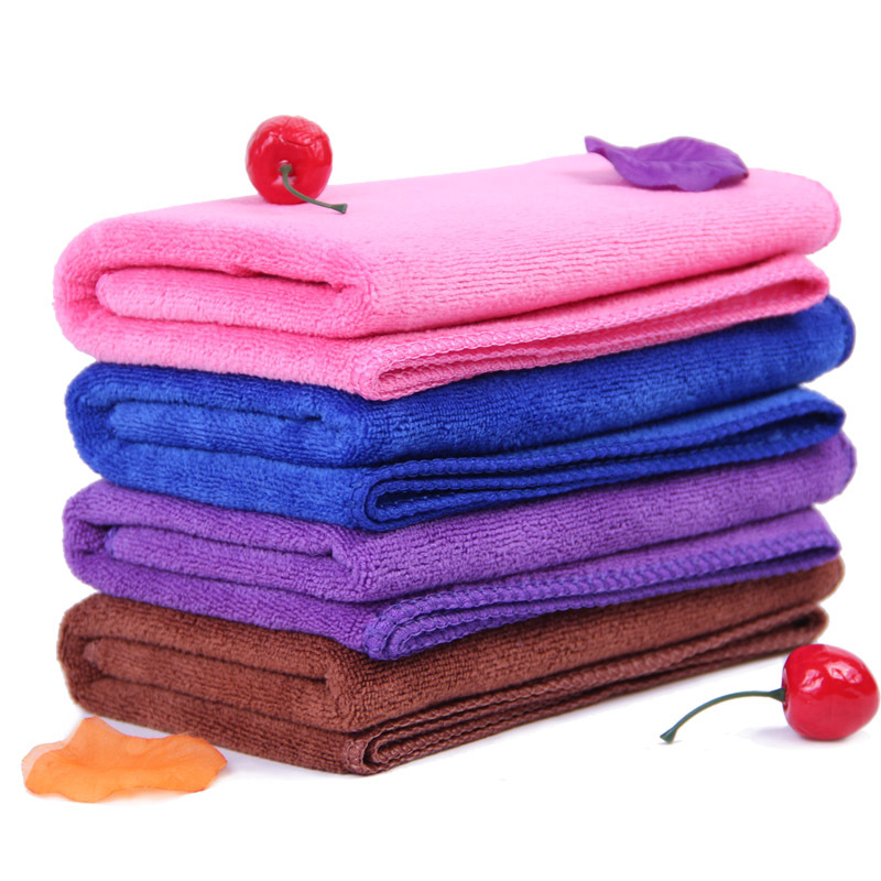 Wholesale microfiber dry hair towel 300g beauty salon Barber shop towel car towel absorbent cleaning cloth