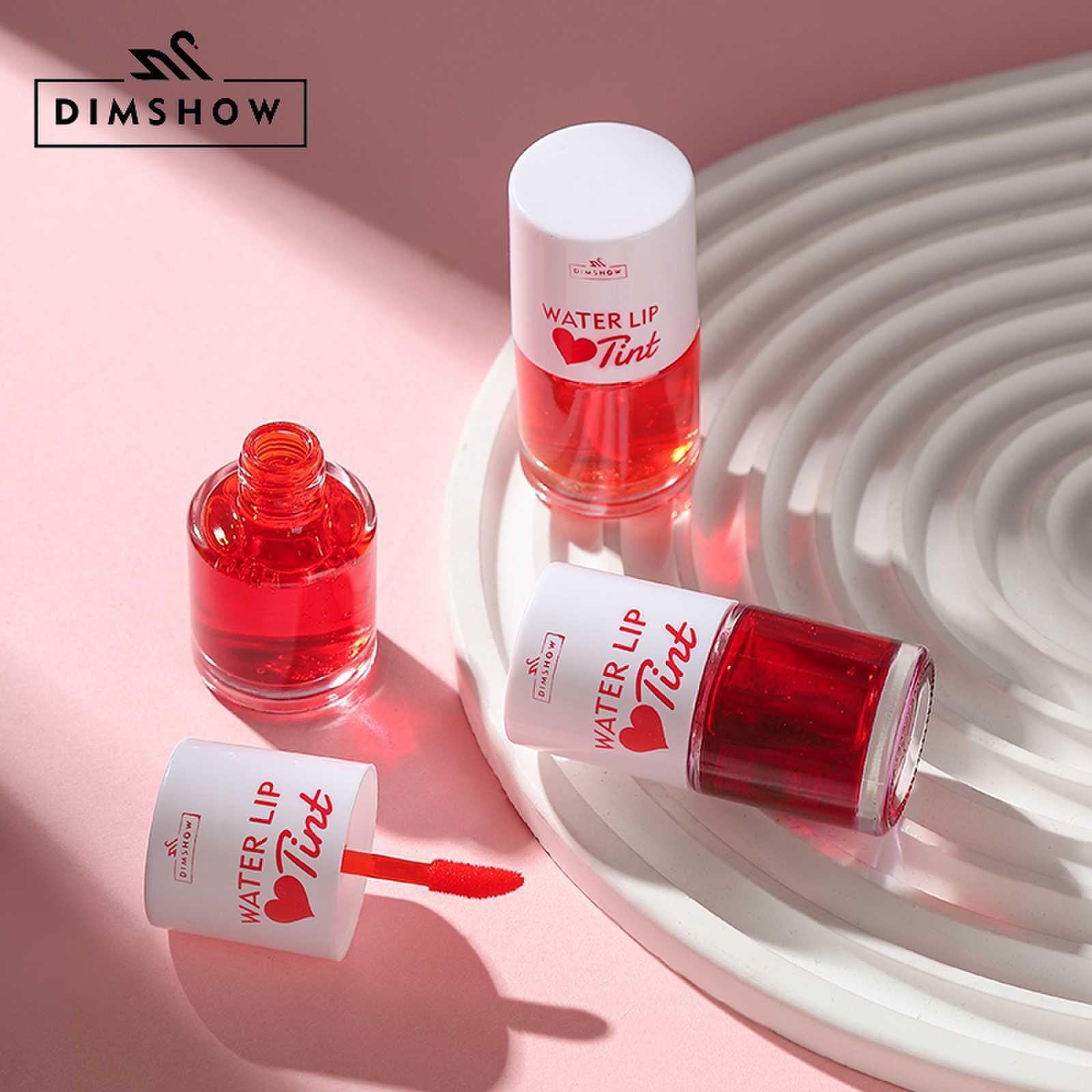 Dimshow Cross-Border Popular Non-Fading Lip Liquid Lip Gloss Matte Long-Lasting Non-Stick Cup Beauty New Lipstick Water