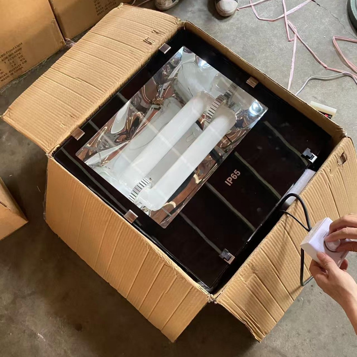 200W Dimmable Induction Lamp with 168 Housing, Adjustable Brightness 0-100%, Supports Foreign Trade Customization, Exclusively for Products