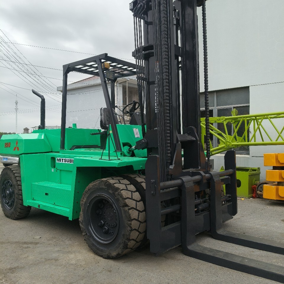 Used Forklift Mitsubishi Forklift 10 Tons 15 Tons Internal Combustion Forklift Diesel Forklift Large Forklift Export Spot
