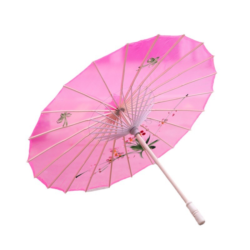 Silk Umbrella, Transparent Dance Craft Umbrella, Photography Decoration, Ceiling Costume Props, Umbrella, Han Dynasty Catwalk Performance Cheongsam Umbrella