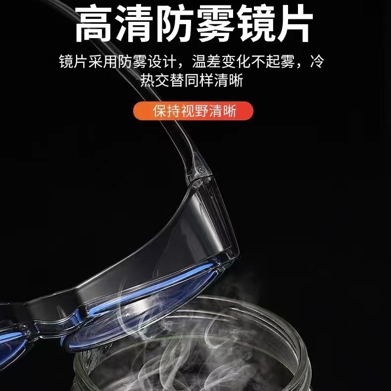 Anti-fog New Style Riding Goggles Men's and Women's Anti-ha Air and Sand-proof Glasses Anti-droplet Anti-pollen Eye-protection Glasses Frame