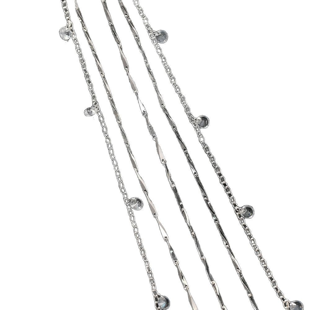 Cross-Border Hot Selling Light Luxury Bridal Hair Chain Wedding Jewelry Fashionable Bohemian Diamond Forehead Chain Hair Accessories Versatile for Women