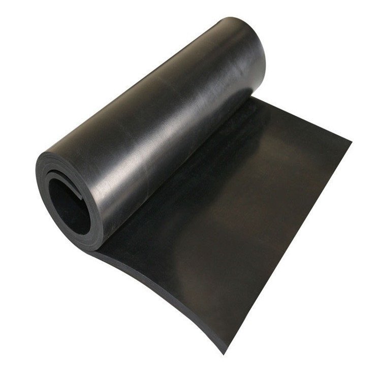Lining rubber plate industrial insulation butyl rubber plate lining acid and alkali resistant noise reduction damping rubber plate wholesale
