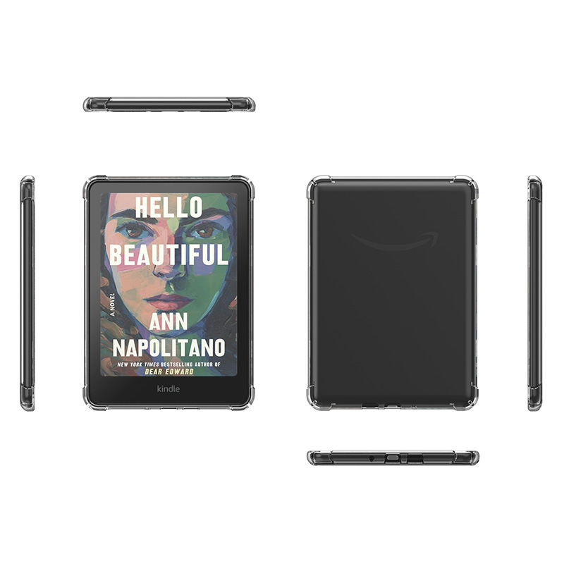 Suitable for KindlePaperWhite6 protective sleeve four-corner airbag anti-fall transparent colorsoft soft shell 2024
