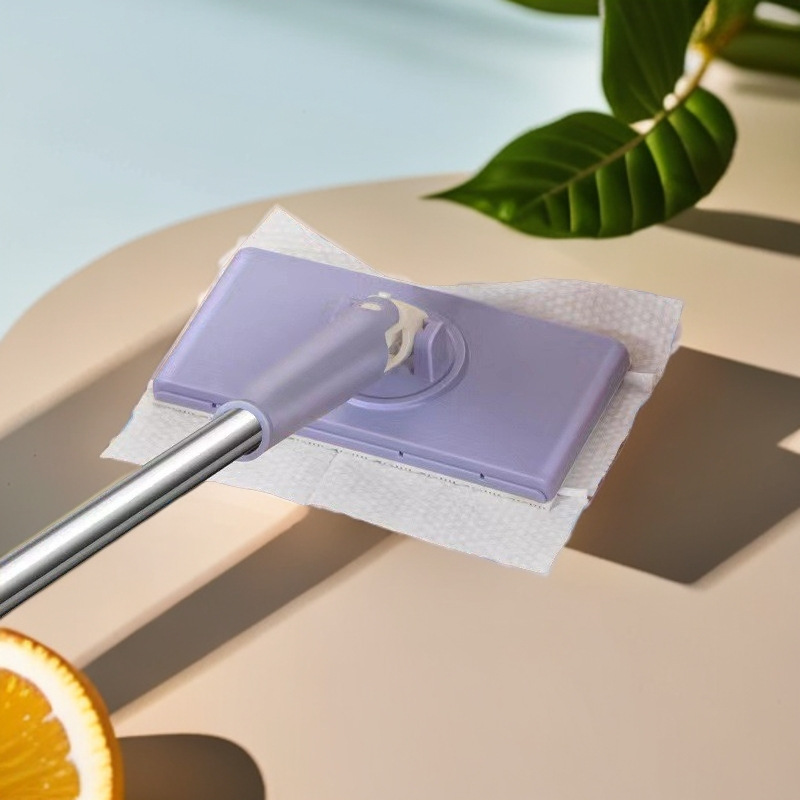 Clamp Small Mop Portable Wet Wipes Dry Wipes Dual-use Mini Small Mop Toilet Mop Surface Removal and Replacement Cloth