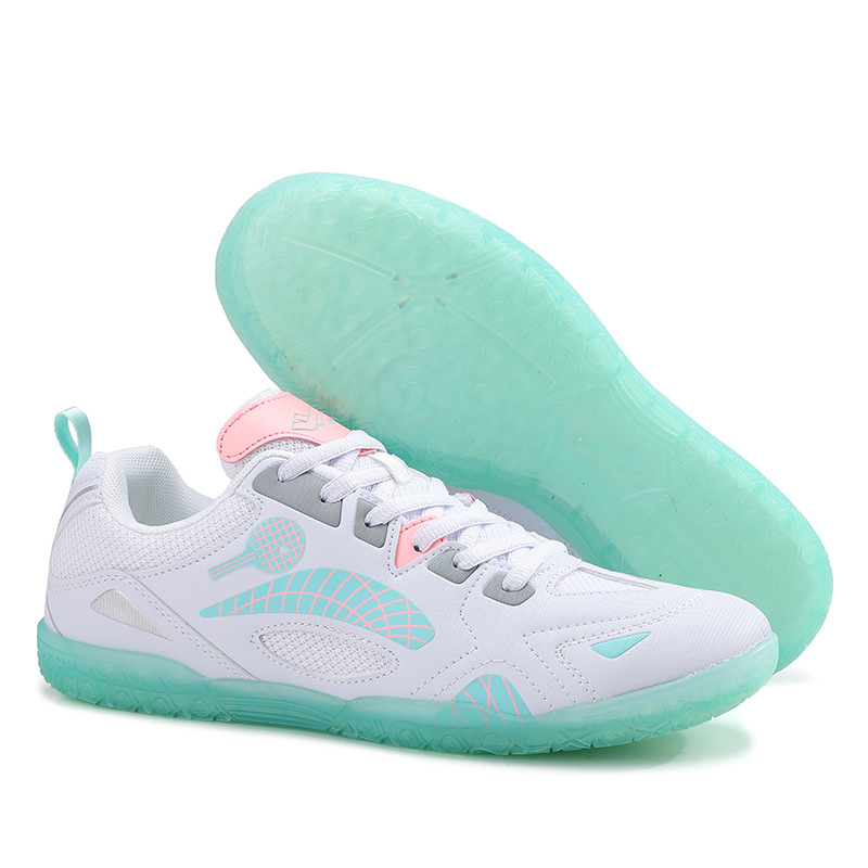 in stock table tennis shoes men and women with badminton shoes breathable non-slip training shoes student shock absorption Jinjiang sneaker