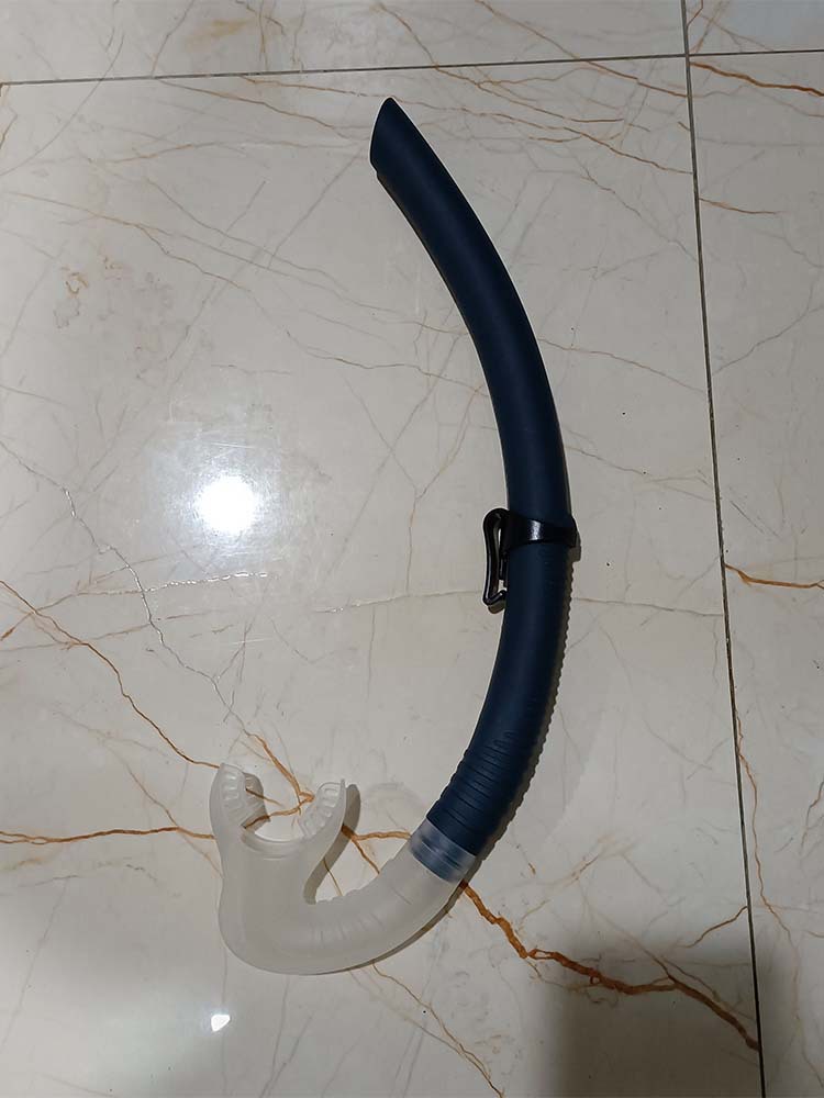 Adult Unisex Fully Dry Semi-Dry Wet Free Diving Silicone Snorkel Snorkeling Sambo Diving Equipment