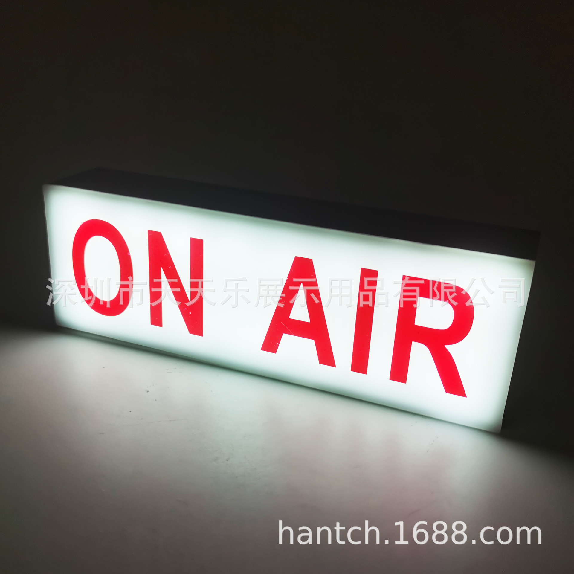 Live on Air Light Sign Rechargeable Acrylic Light Box Led Light Box Desktop Ogo Light Box Square Column Light Box