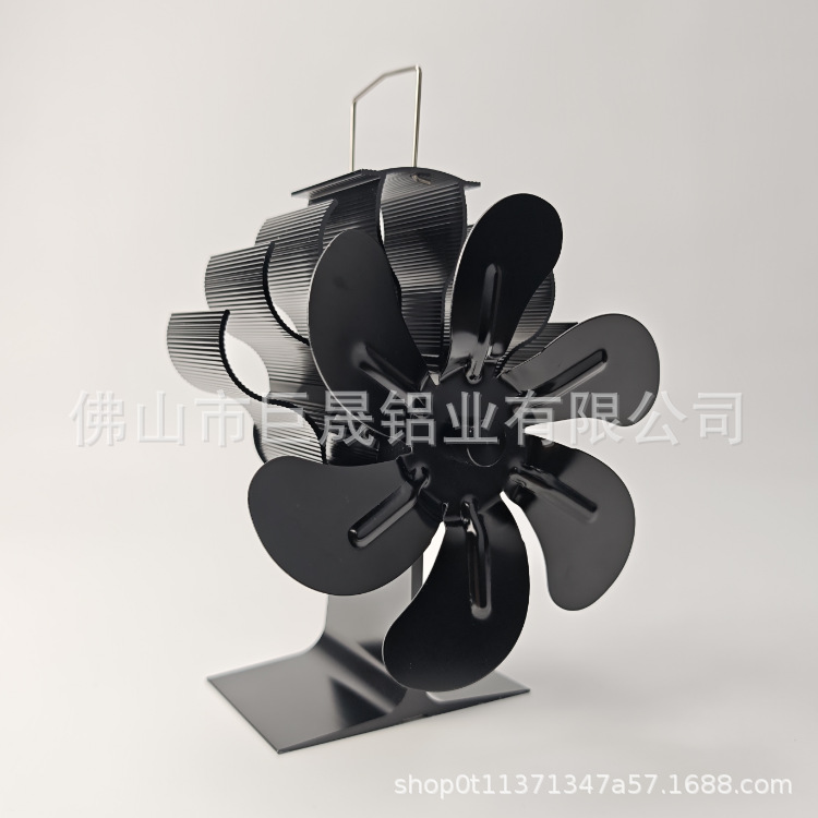 Вентилятор для камина на 4, 5, 6, 8 лопастей, вентилятор для обогрева дровяной печи, вентилятор с тепловым приводом, кросс-бордерный вентилятор для камина