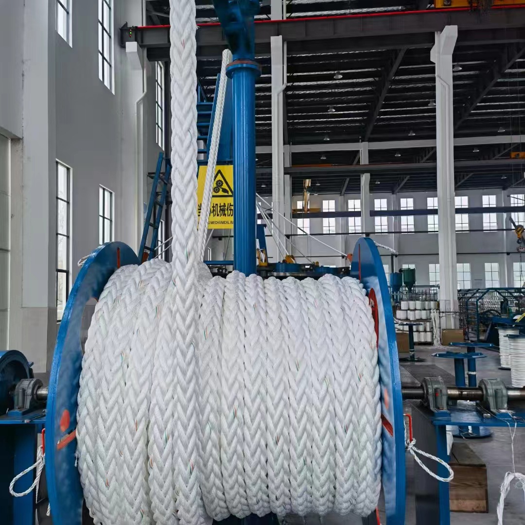 Eight-Strand Cable White Nylon Rope Polypropylene Three-Strand Rope National Standard Linen Rope Polymer Marine Cable Processing and Customization