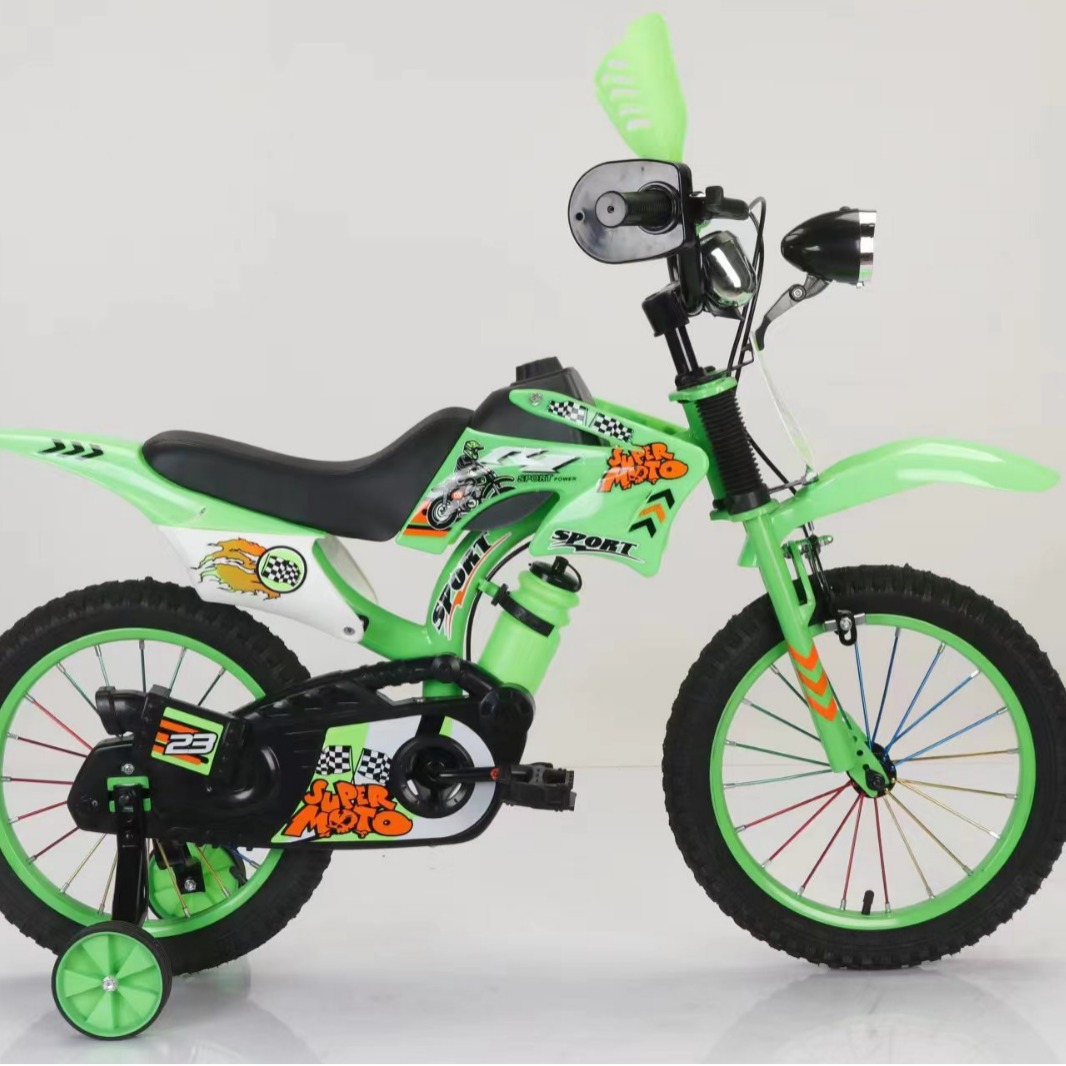 Foreign trade motorcycle bicycle children's bicycle children's mountain bike boys and girls overall bicycle