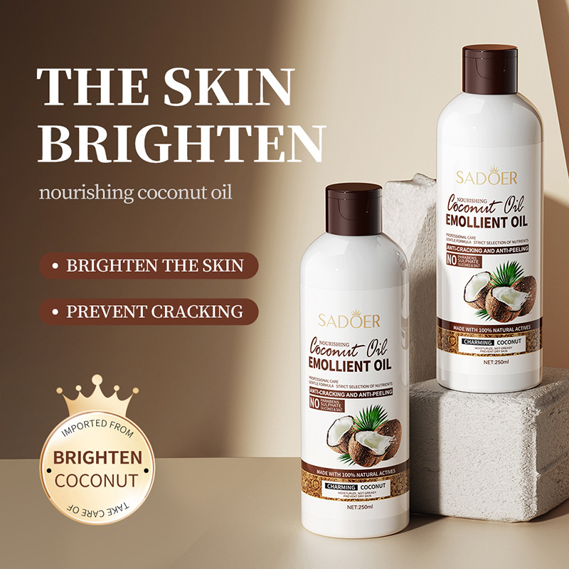 Full English Sadoer Coconut Moisturizing Care Set Body Lotion Shampoo Shower Gel Cross-Border Foreign Trade Wholesale