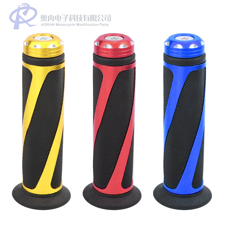 Factory direct new twill handle rubber motorcycle modified accessories off-road vehicle modified handle cover universal lining