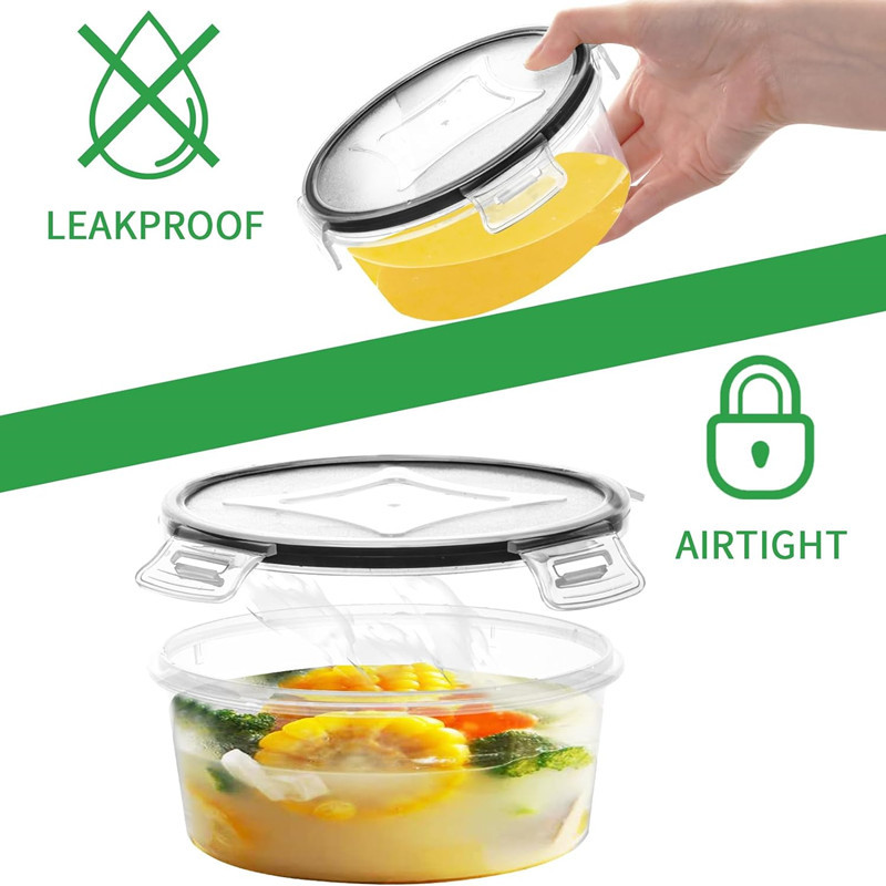 Lunch Box Multi-Specification Kitchen Storage Plastic Sealed Box Vegetable and Fruit Snack Classification Storage Transparent Square Fresh-Keeping
