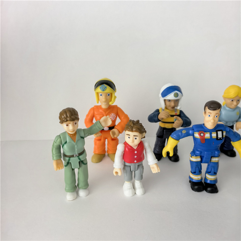 No Inscription Bulk Small Life Saving Team Fireman Sam Fireman Sam Hand Doll Ornaments Doll