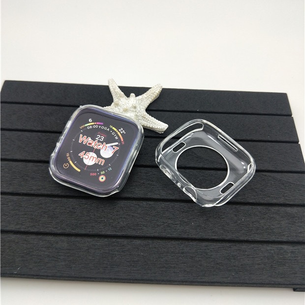 TPU полупакетный чехол для iWatch 45678 поколения, чехол для Apple Watch 8