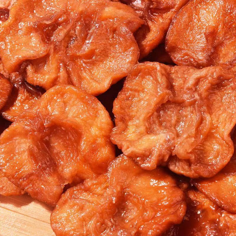 Three Times Steamed and Three Times Sun-Dried Apple Snacks, Chewy Dried Fruit Snacks for Watching Dramas, Aksu Fuji Inverted Steamed Apple Snacks