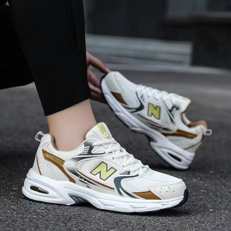 Versatile Dad Shoes, Fashionable Breathable Height-Increasing Shoes, Thick-Soled Sports Shoes for Men and Women, Classic N-Shaped Running Shoes for Couples, Wholesale