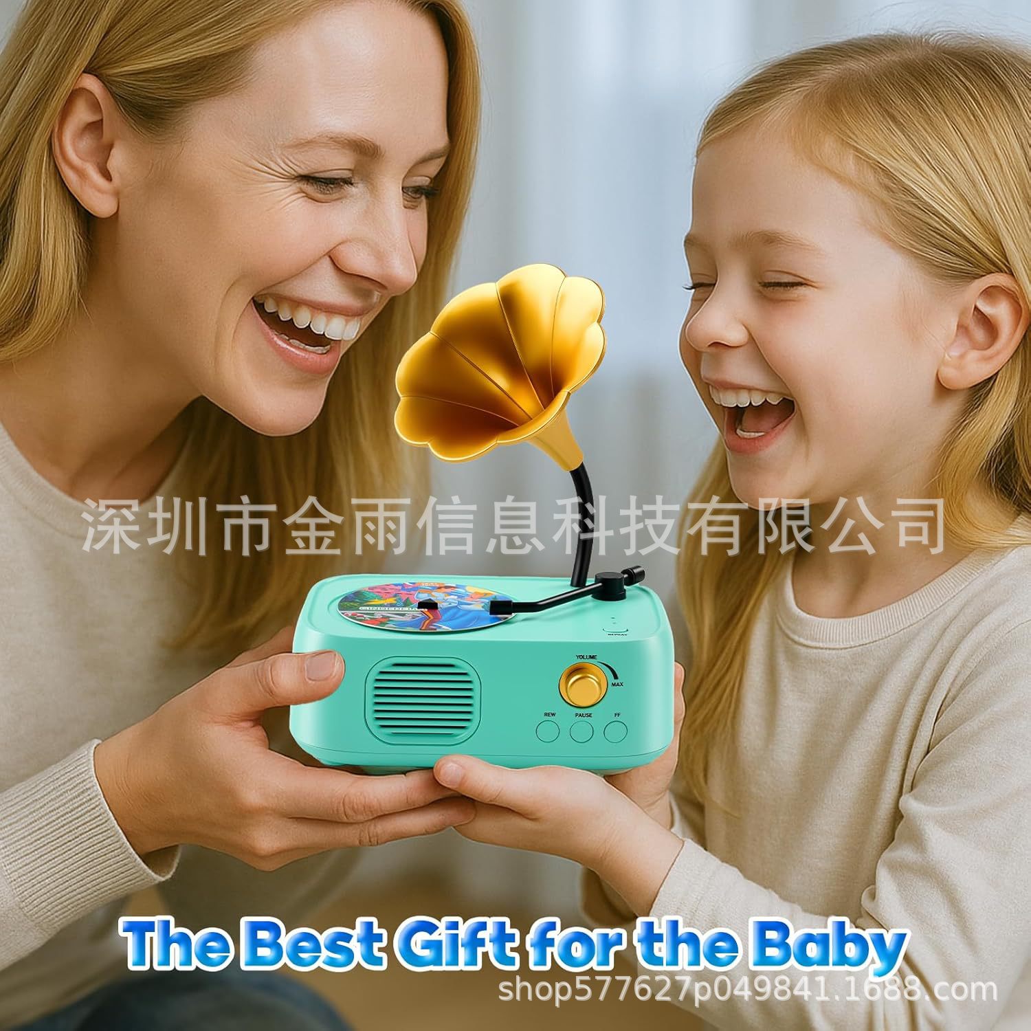 Children's Early Education Smart Gramophone Learning Storytelling Machine Fairy Tale Bedtime Coaxing Toy Overseas Exclusive Supply